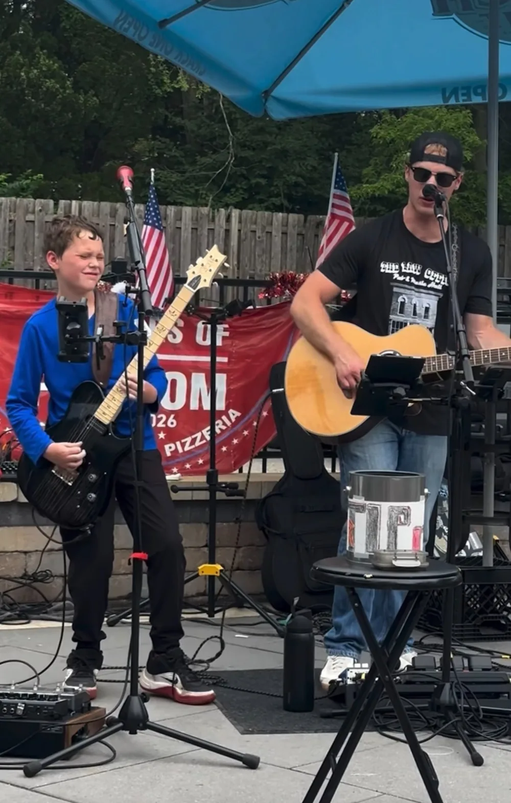 Nick McGinnis performing Time live