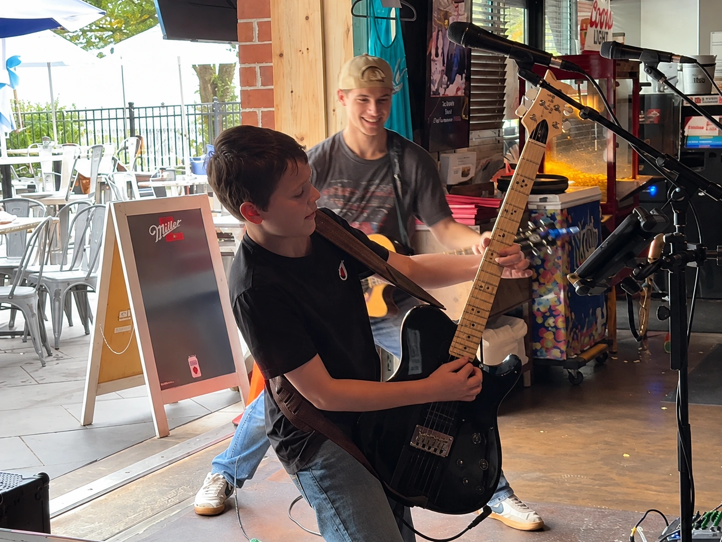 Nick McGinnis performing While My Guitar Gently Weeps live